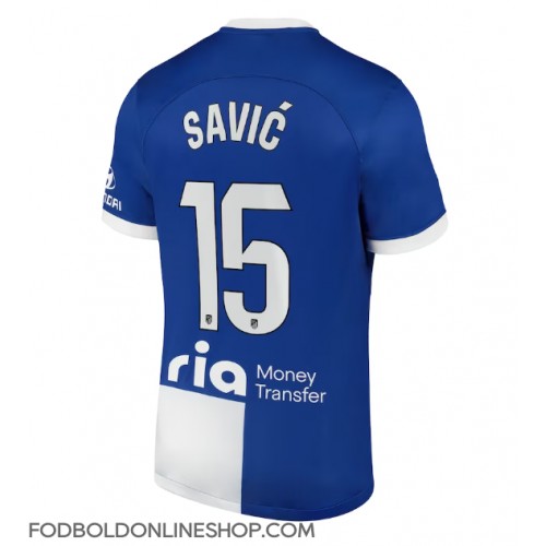 Atletico Madrid Stefan Savic #15 Udebanetrøje 2023-24 Kortærmet
